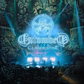 ENTOMBED · Clandestine - Live | RED 2LP (Death Metal Vinyl) · Picture 1