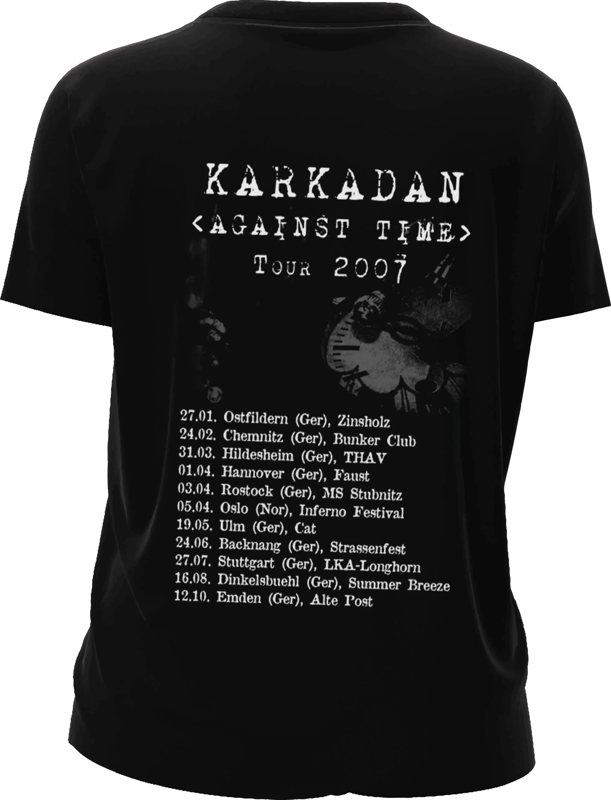 KARKADAN - Against Time Tour 2007 · GIRLIE (Death Metal/Progressive Metal/Black Metal/Heavy Me Clothes) · Bild 1