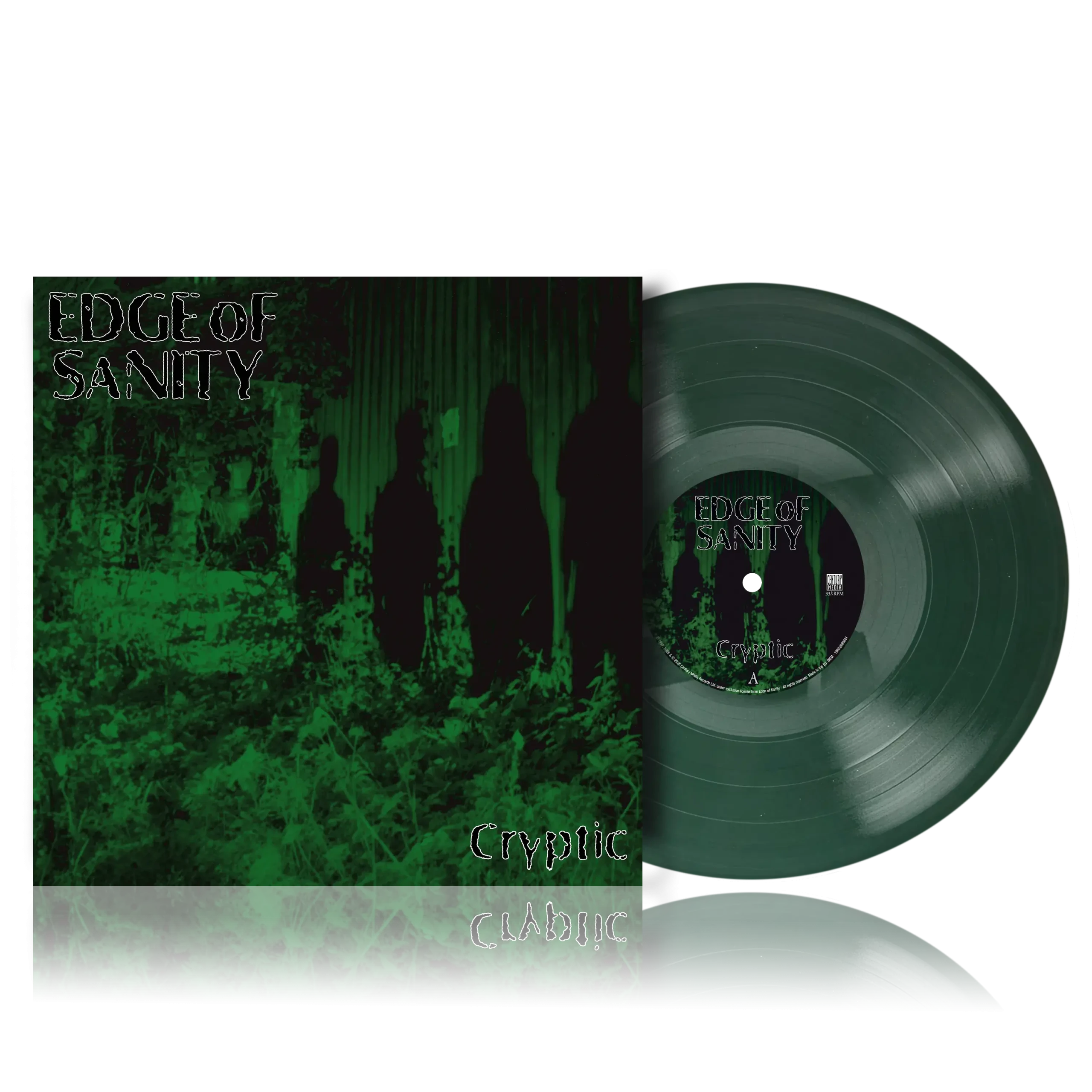 EDGE OF SANITY · Cryptic (Re-issue) | DARK GREEN LP (Melodic Death Metal Vinyl) · Picture 2