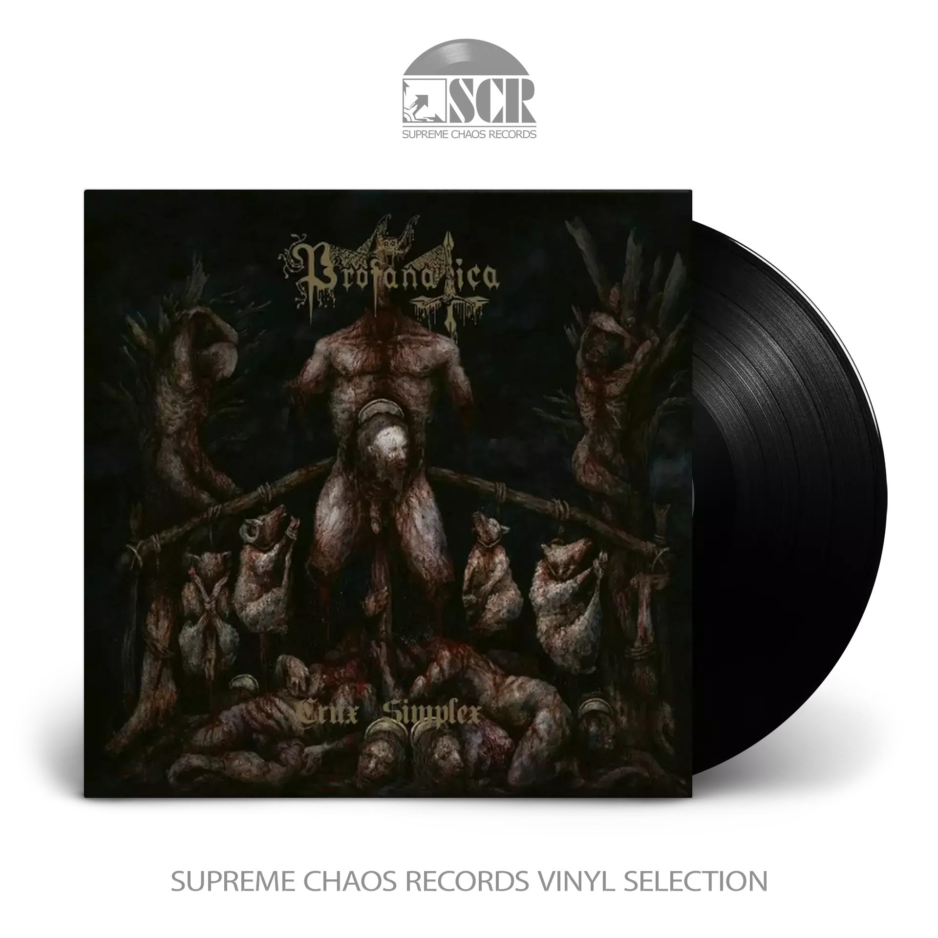 PROFANATICA - Crux Simplex · BLACK LP (Black Metal Vinyl)