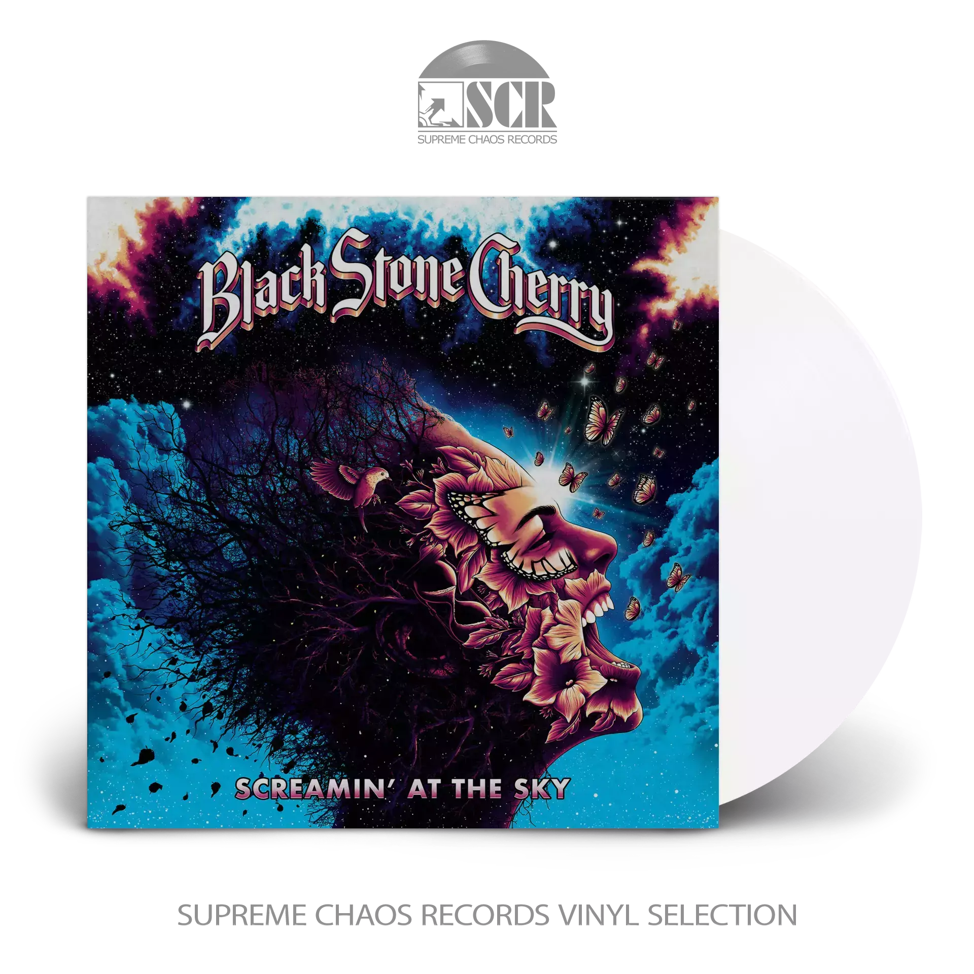 BLACK STONE CHERRY - Screamin' At The Sky · WHITE LP (Blues Rock Vinyl)