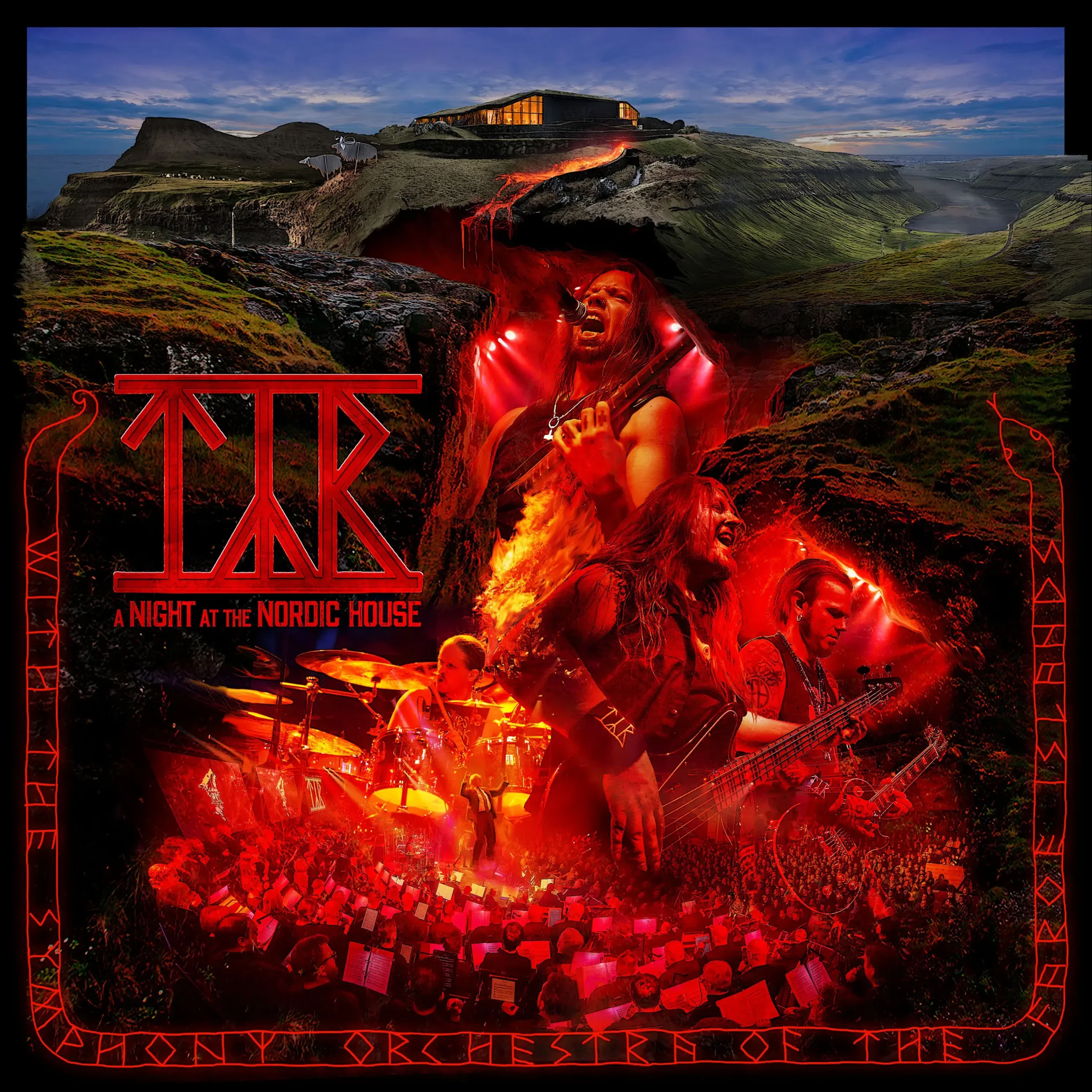 TYR - A Night At The Nordic House · BLUE MARBLED 2LP 1