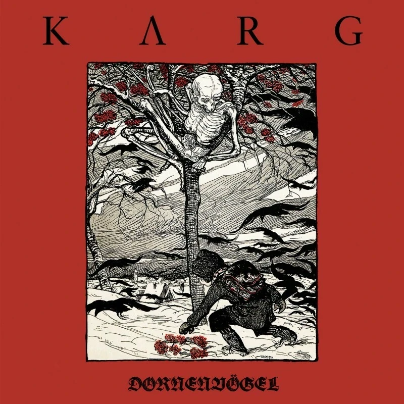 KARG · Dornenvögel | RED/BLACK 2LP (Post Metal Vinyl) · Picture 1
