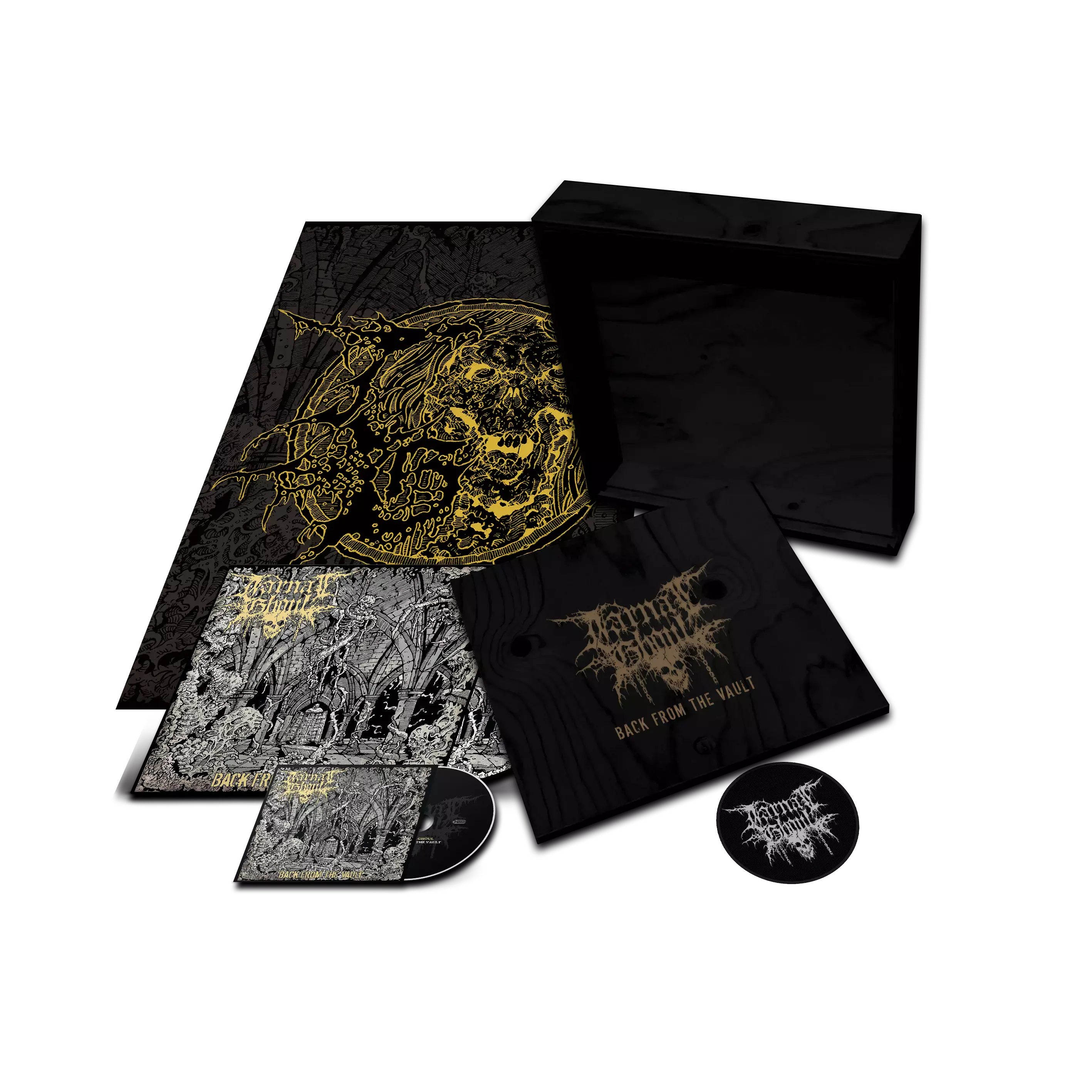 CARNAL GHOUL · Back From The Vault | WOODEN BOX SET (Death Metal Vinyl)