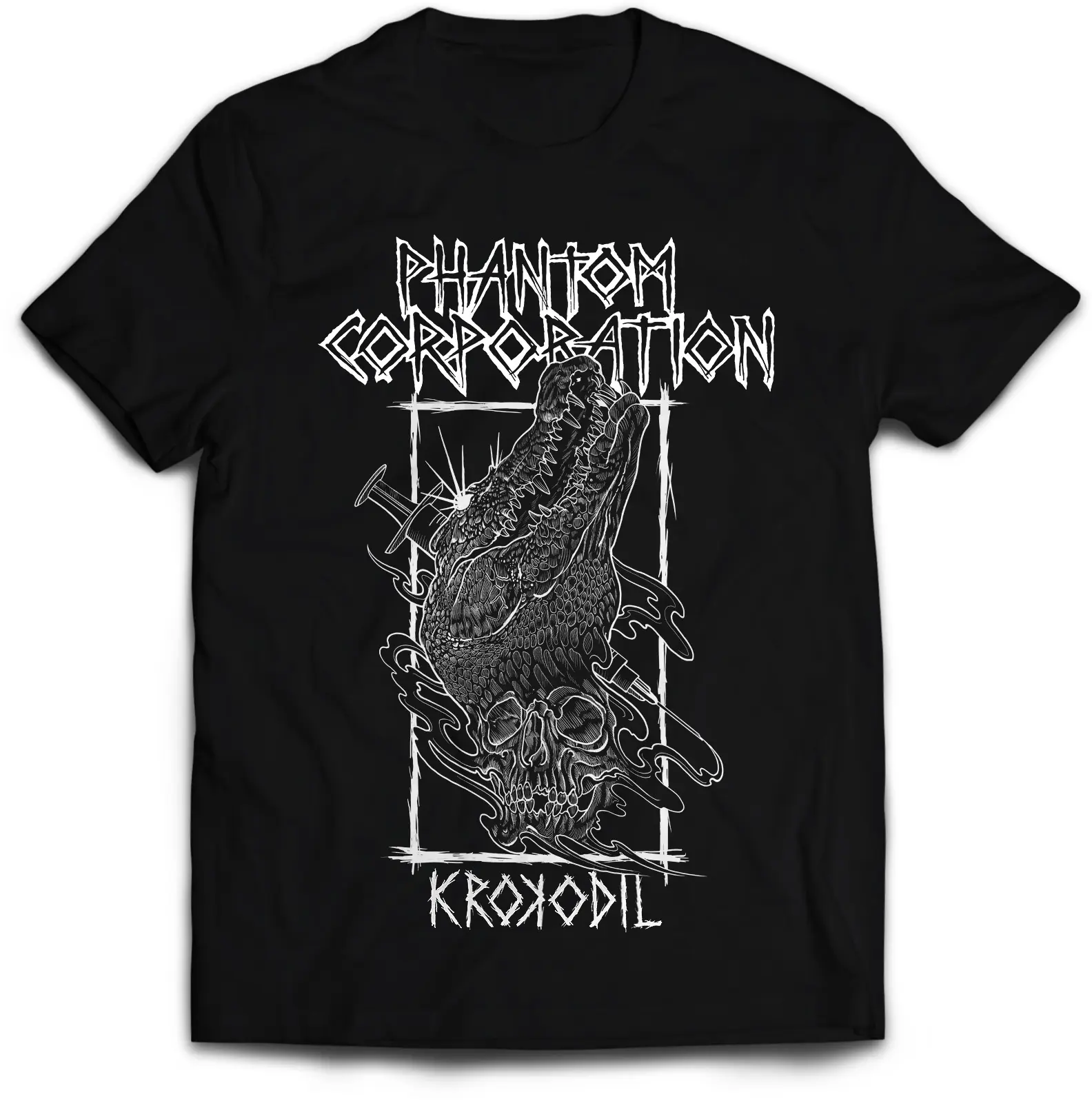 PHANTOM CORPORATION · Time And Tide | DIGIPAK T-SHIRT BUNDLE (Thrash Metal/D-Beat/Death Metal CDs) · Picture 2