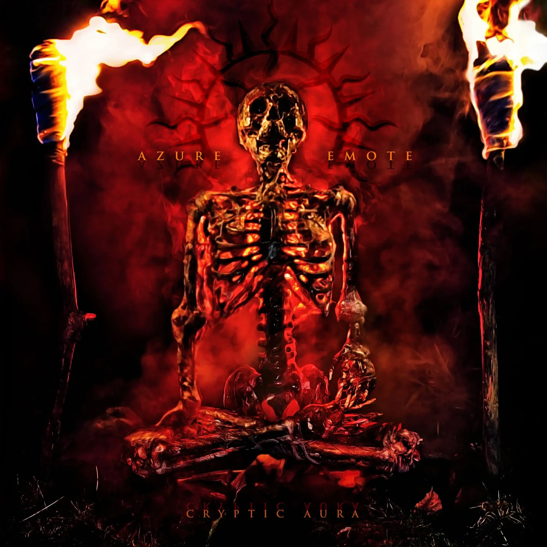 AZURE EMOTE · Cryptic Aura | BLACK LP (Death Metal Vinyl) · Picture 1
