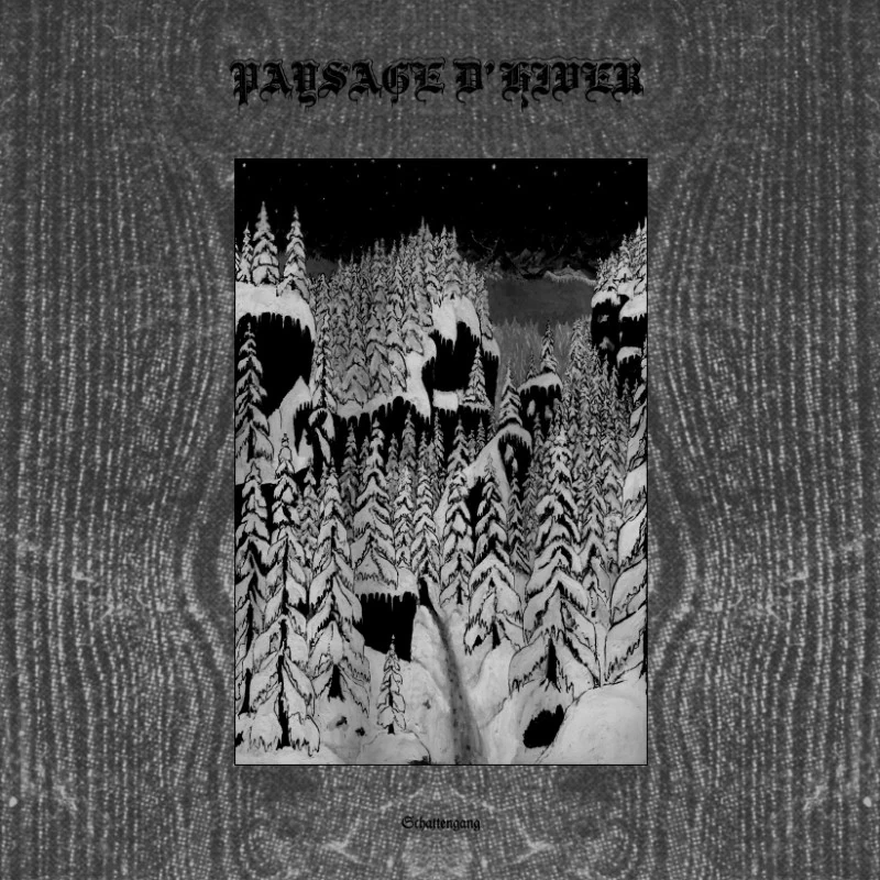 PAYSAGE D'HIVER · Schattengang | BLACK LP (Dark Ambient/Black Metal Vinyl) · Picture 1