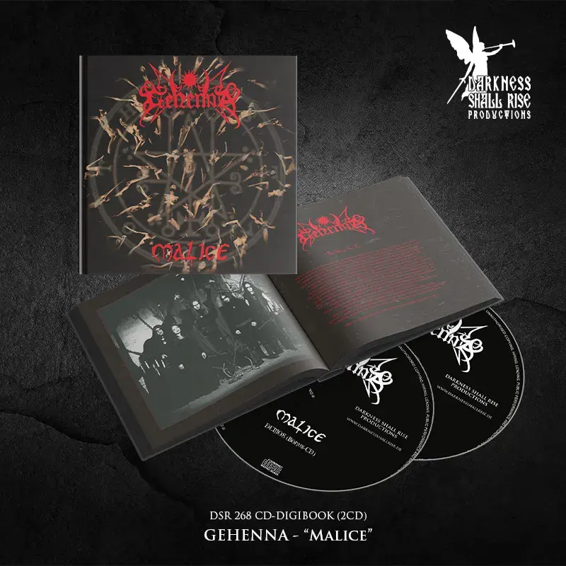GEHENNA · Malice | DIGIBOOK 2CD (Black Metal CDs) · Picture 2