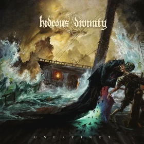 HIDEOUS DIVINITY · Unextinct | TRANSPARENT SUN YELLOW LP (Death Metal Vinyl) · Picture 1