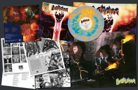 DESTRUCTION · Infernal Overkill | ORANGE/BLUE/YELLOW SPLATTER LP (Thrash Metal Vinyl) · Picture 2