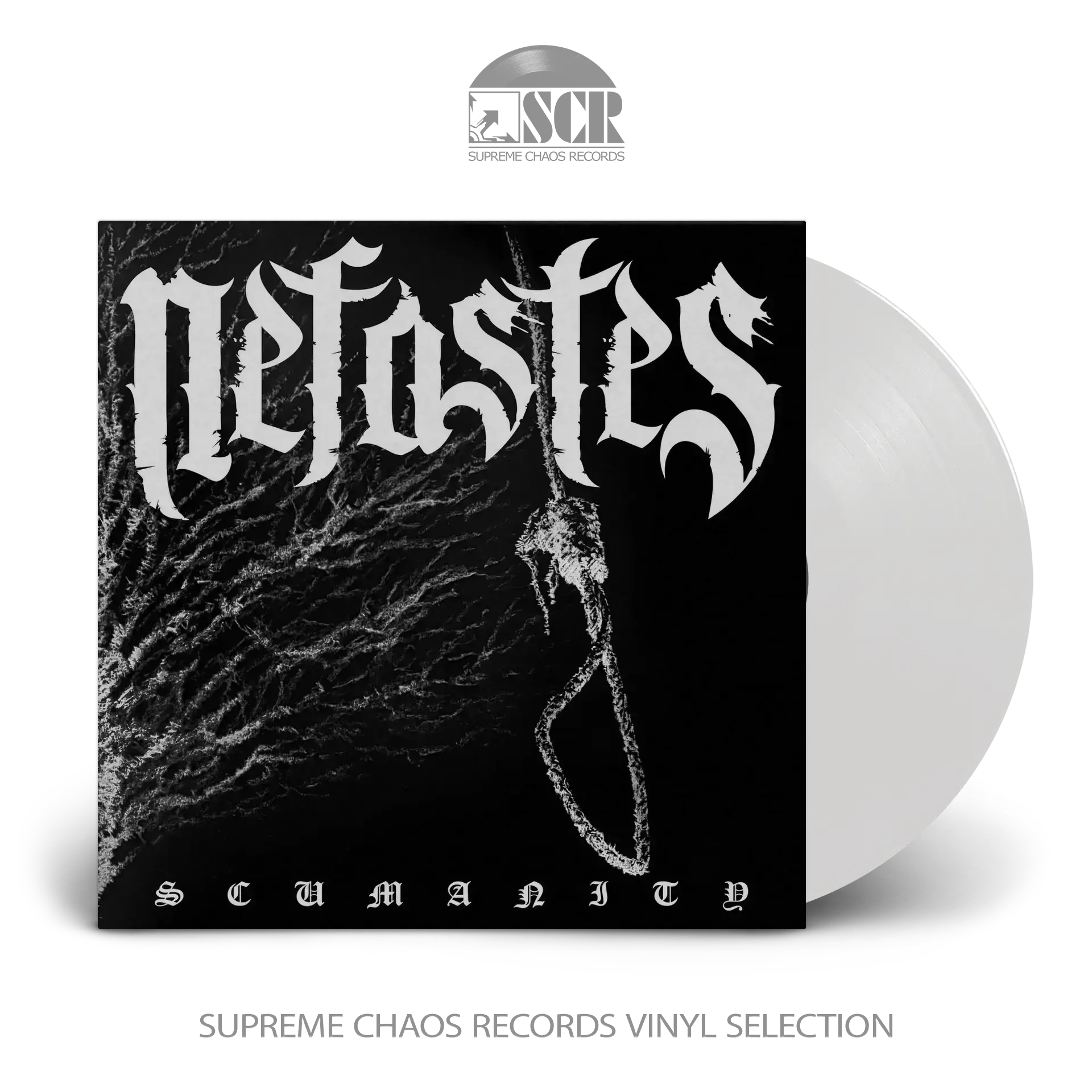 NEFASTES · Scumanity | WHITE LP (Black Metal Vinyl)