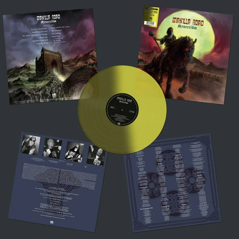 MANILLA ROAD · Mysterium | YELLOW BI-COLOR LP (Heavy Metal Vinyl)