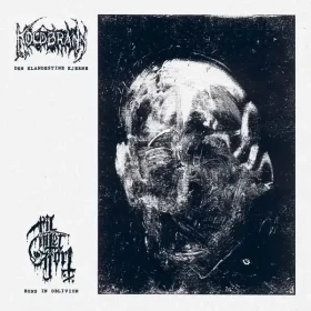 KOLDBRANN / TILINTETGJORT · Den Klandestine Kjerne / Eons In Oblivion | WHITE 7" (Black Metal Vinyl) · Picture 1