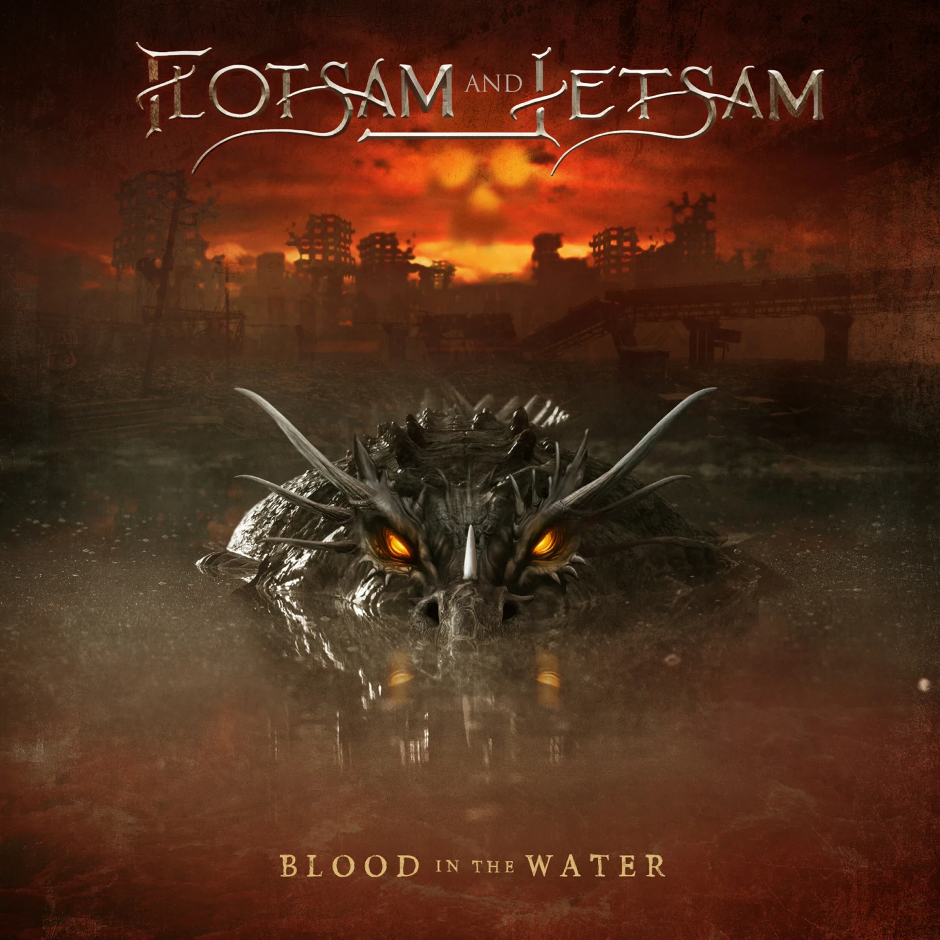FLOTSAM AND JETSAM · Blood In The Water | BLACK LP (Thrash Metal Vinyl) · Picture 1