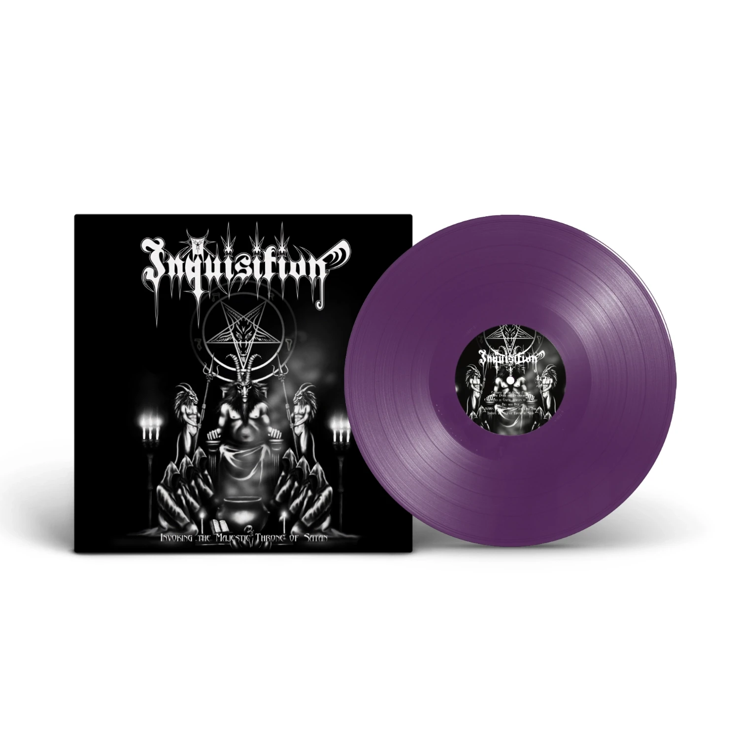 INQUISITION · Invoking The Majestic Throne Of Satan | PURPLE LP (Black Metal Vinyl) · Picture 2