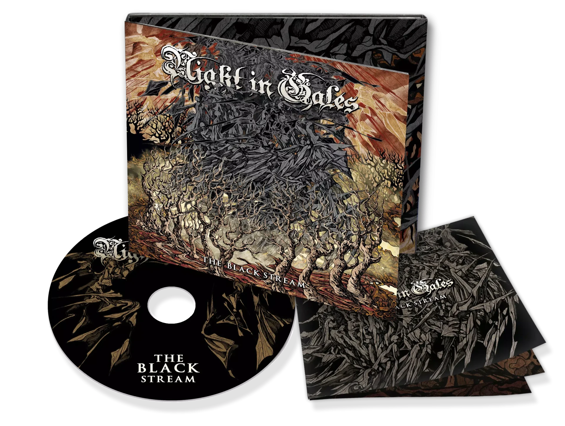 NIGHT IN GALES · The Black Stream | DIGIPAK CD (Death Metal CDs)