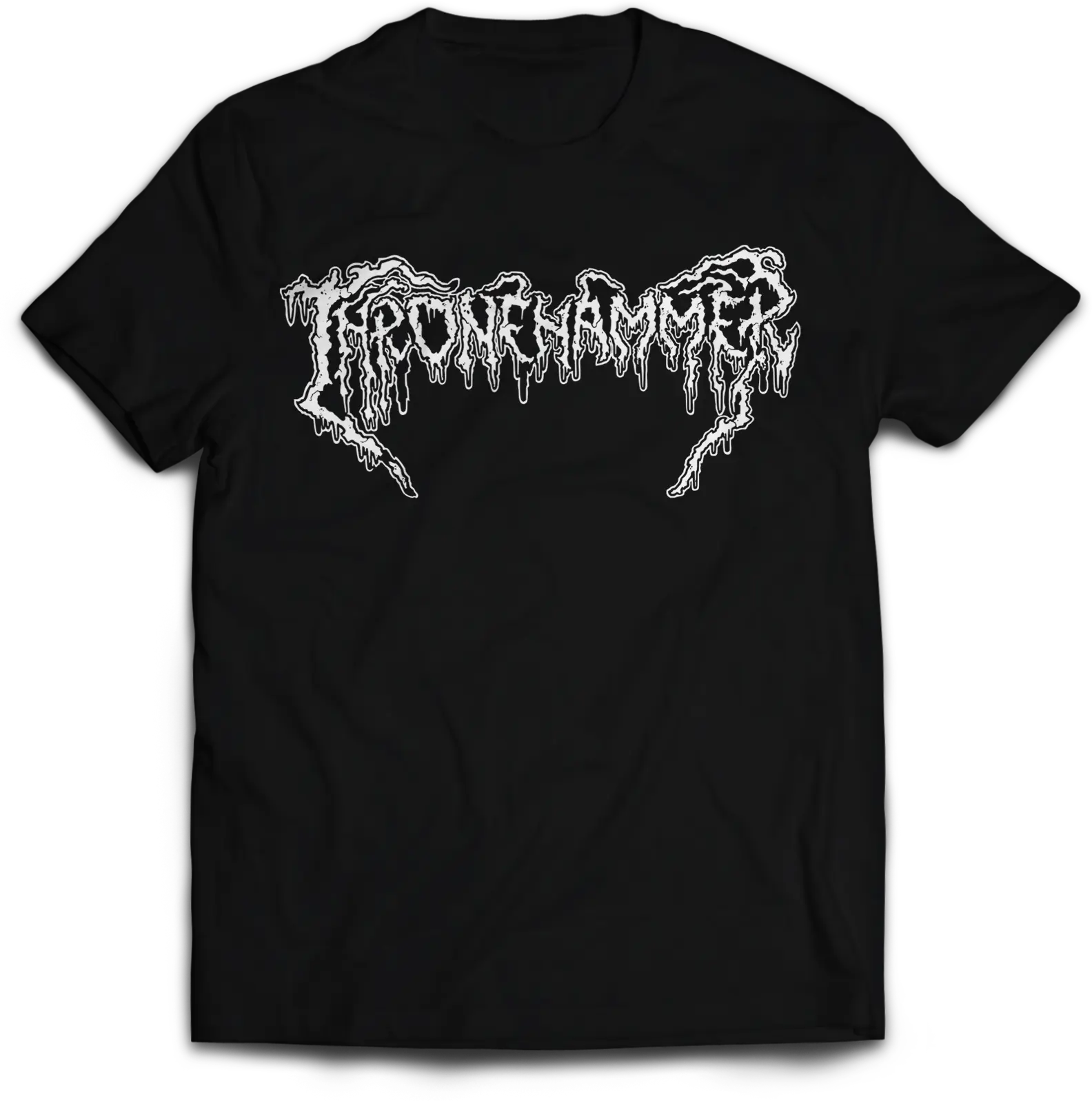 THRONEHAMMER - Chaos Star Logo [T-SHIRT] (Doom Metal/Epic Metal/Death Metal/Heavy Metal Clothes)