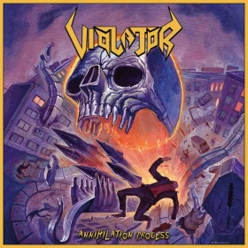 VIOLATOR · Annihilation Process | BLACK LP (Thrash Metal Vinyl) · Picture 1