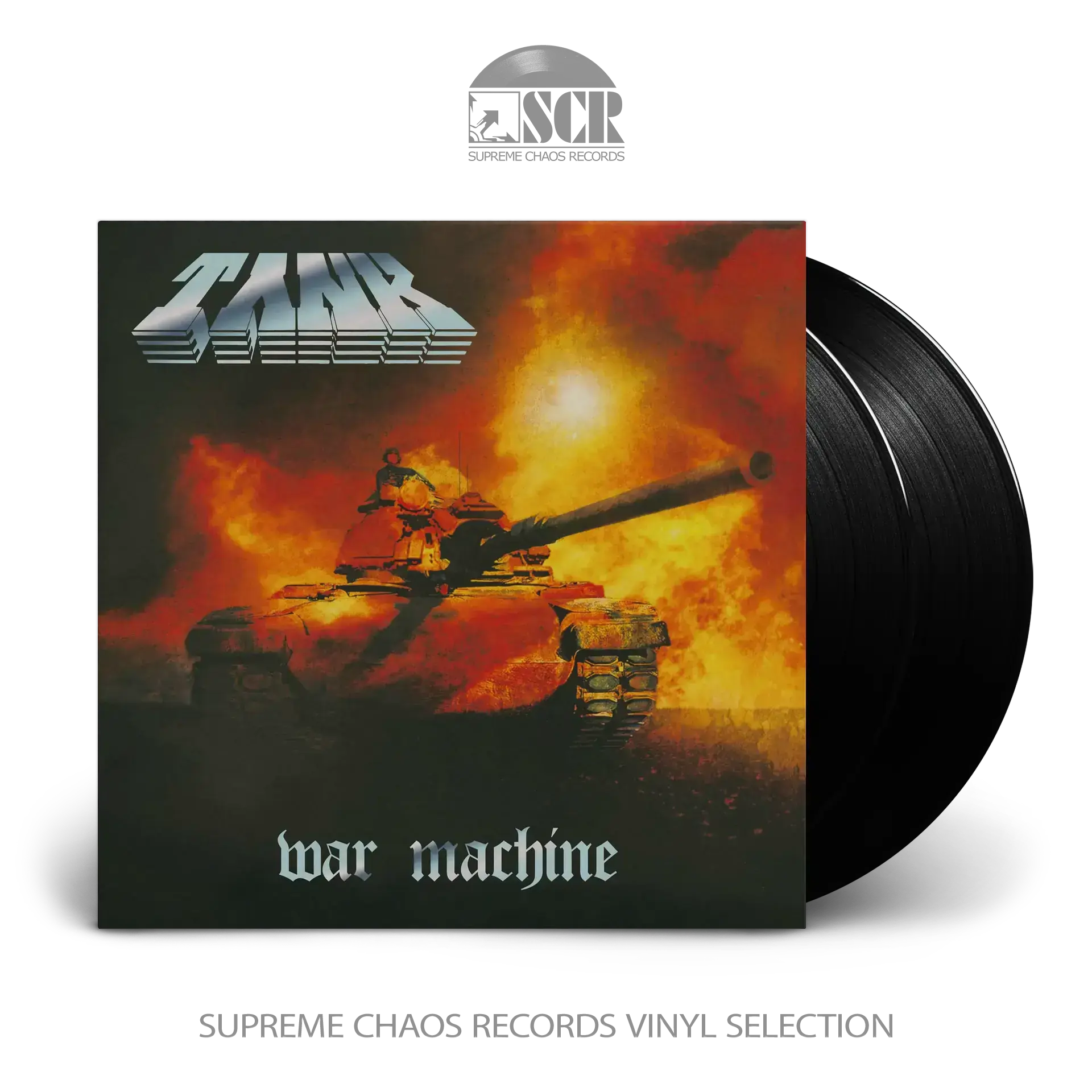 TANK · War Machine (Full Dynamic) | BLACK 2LP (Heavy Metal Vinyl)