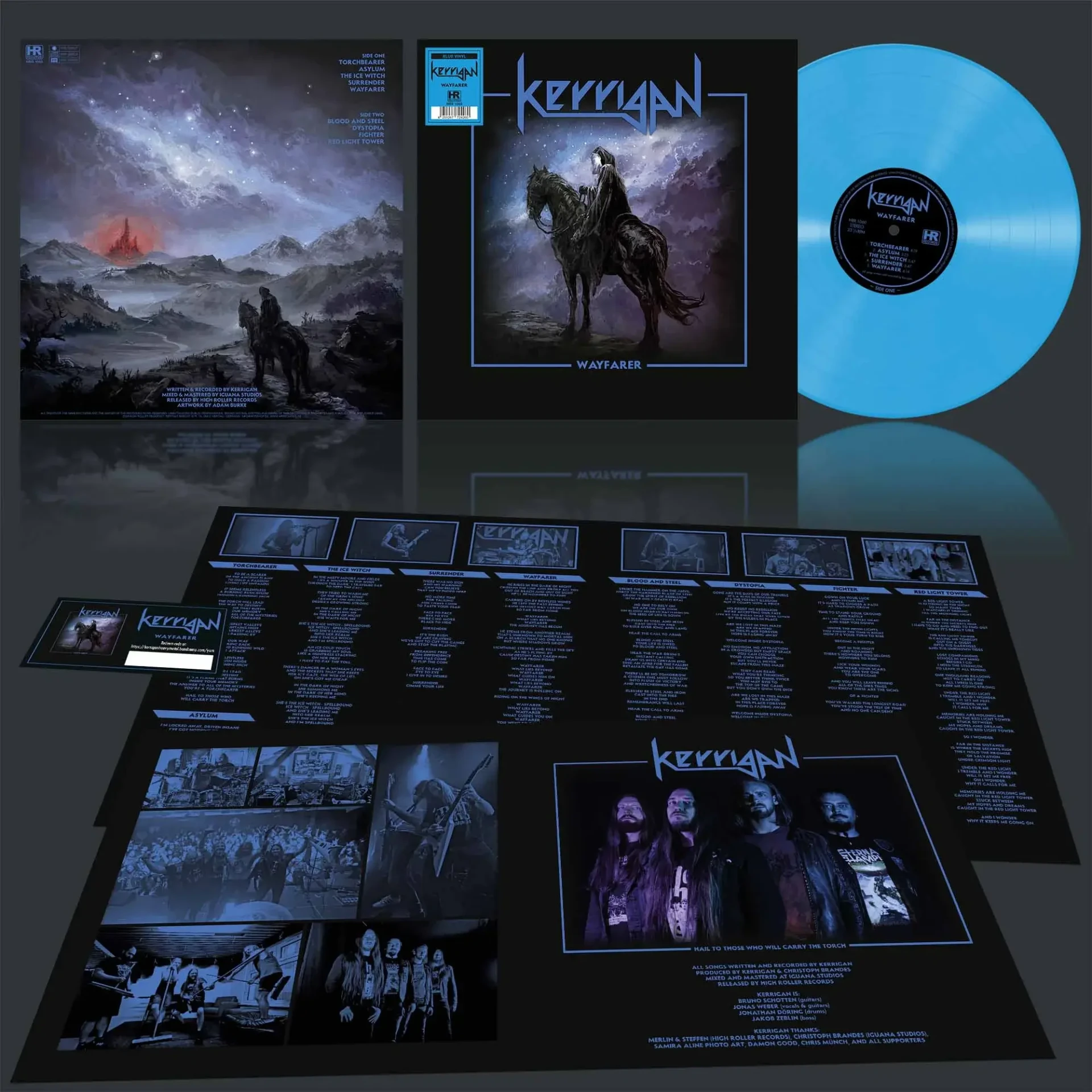 KERRIGAN · Wayfarer | BLUE LP (Heavy Metal Vinyl) · Picture 2