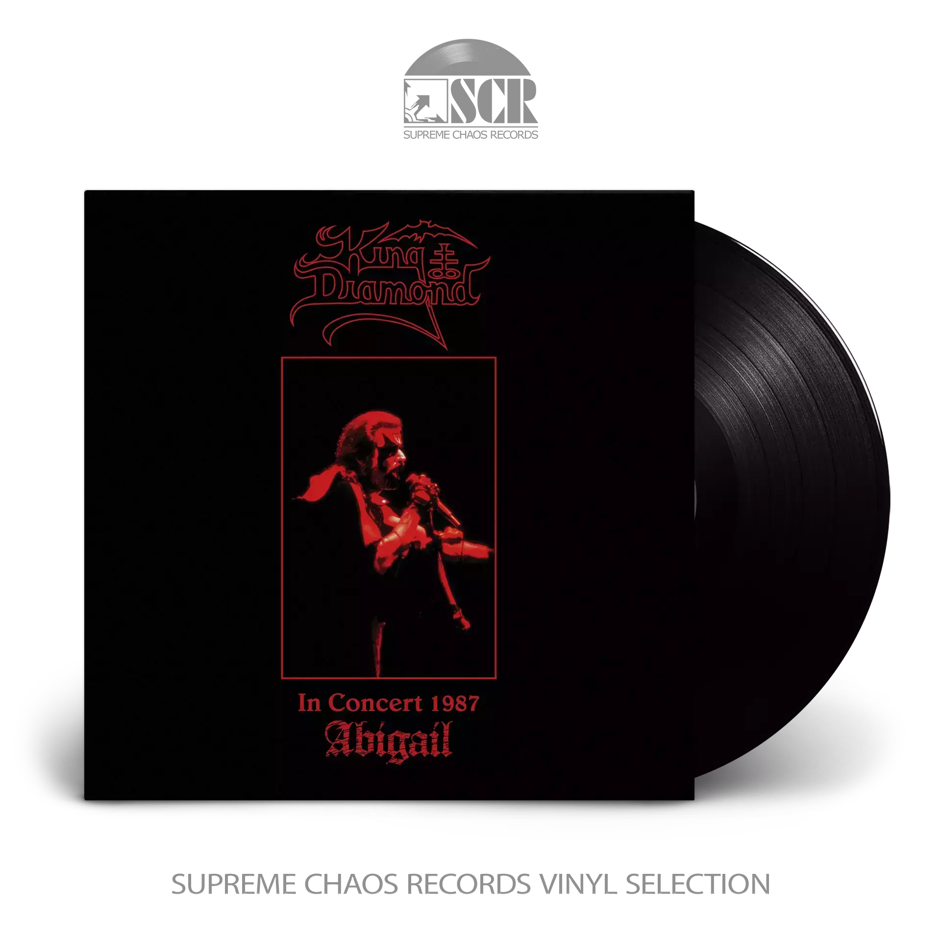 KING DIAMOND · In Concert 1987 - Abigail | BLACK LP (Heavy Metal Vinyl)
