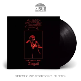 KING DIAMOND · In Concert 1987 - Abigail | BLACK LP (Heavy Metal Vinyl)