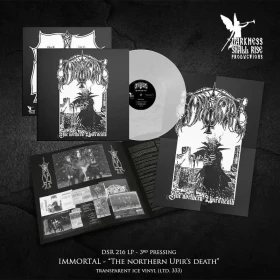 IMMORTAL · The Northern Upir's Death | TRANSPARENT LP (Black Metal Vinyl) · Picture 3