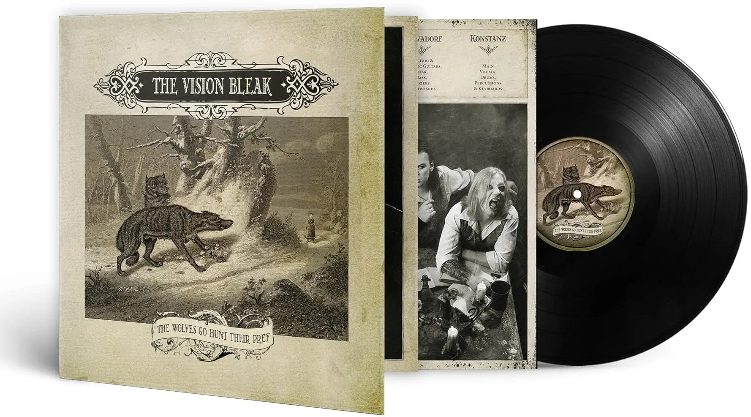 THE VISION BLEAK · The Wolves Go Hunt Their Prey | BLACK LP (Gothic Metal/Heavy Metal/Horror Metal Vinyl) · Picture 3