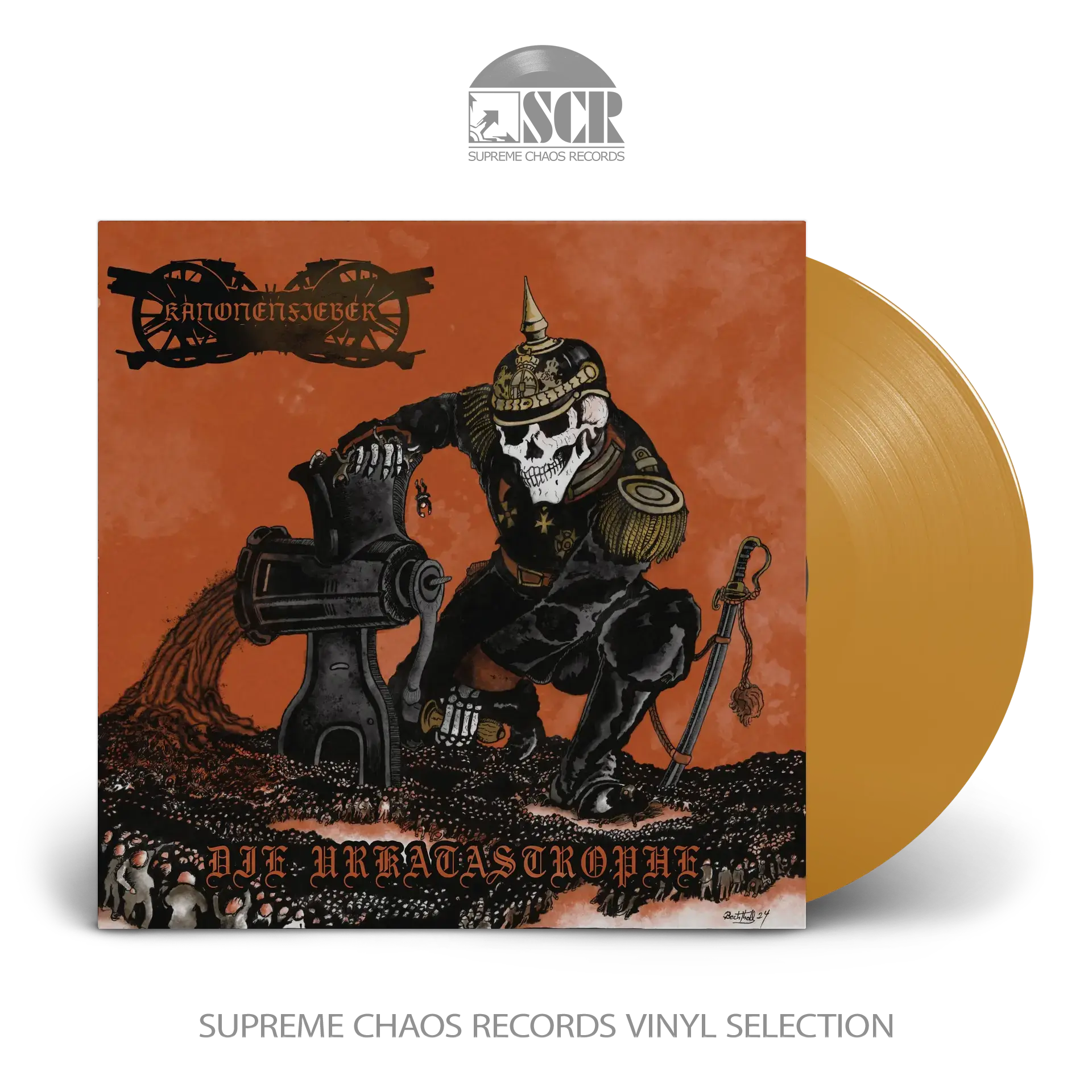 KANONENFIEBER · Die Urkatastrophe (B-Stock) | TRANSPARENT ORANGE LP (Black Metal Vinyl)