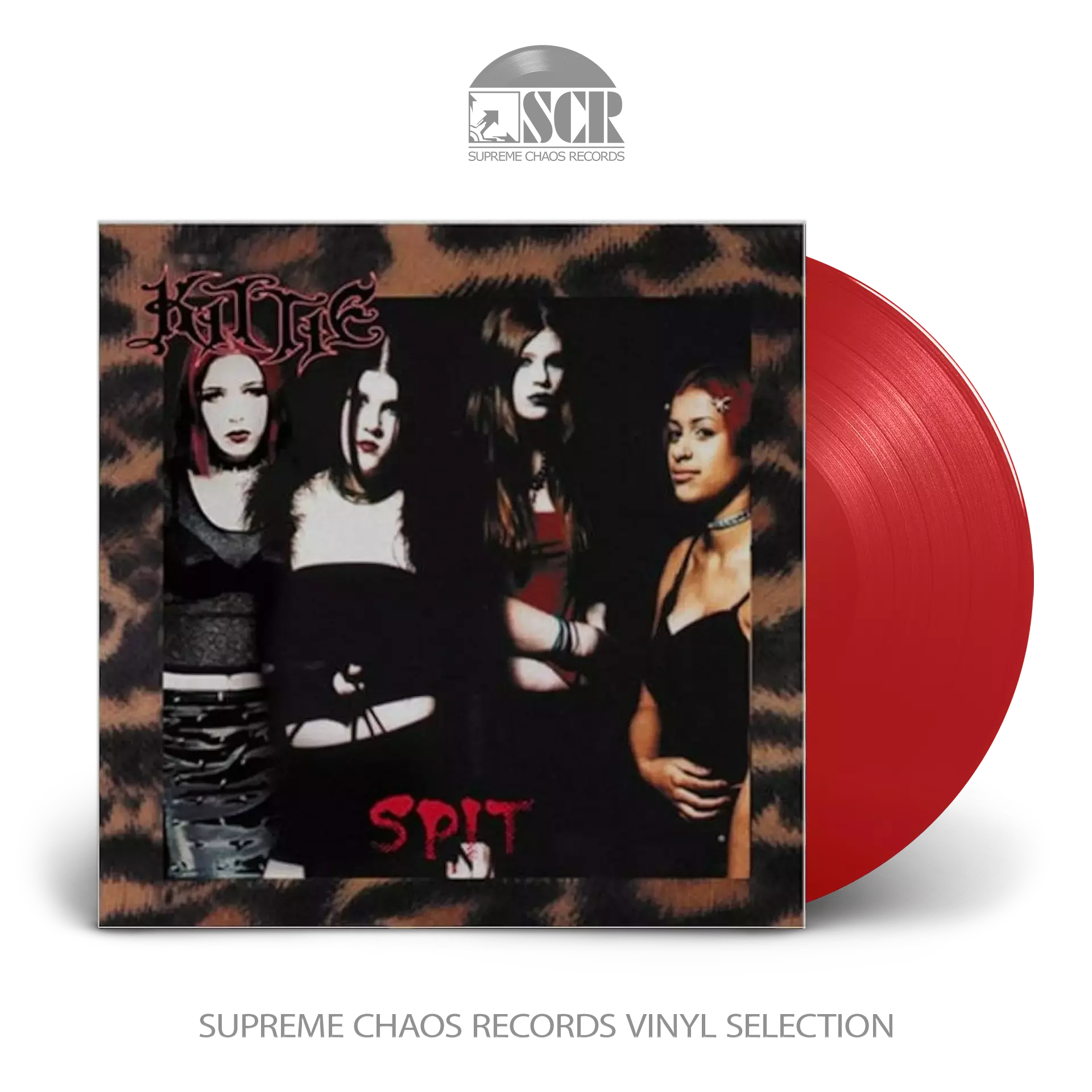 KITTIE - Spit · CLEAR RED LP (Alternative Metal Vinyl)