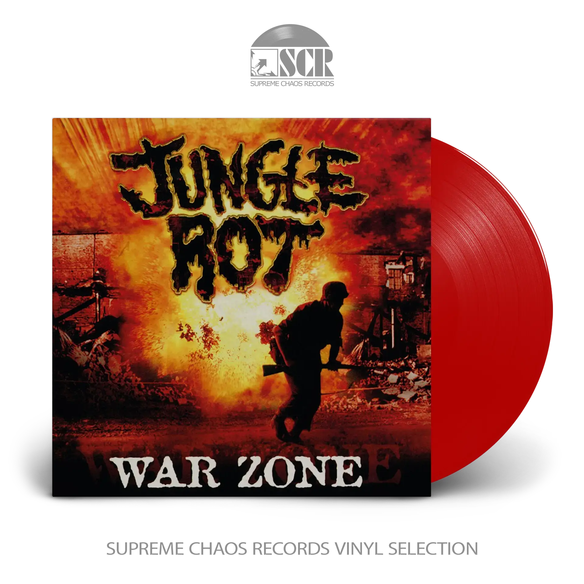 JUNGLE ROT · War Zone | RED LP (Death Metal Vinyl)