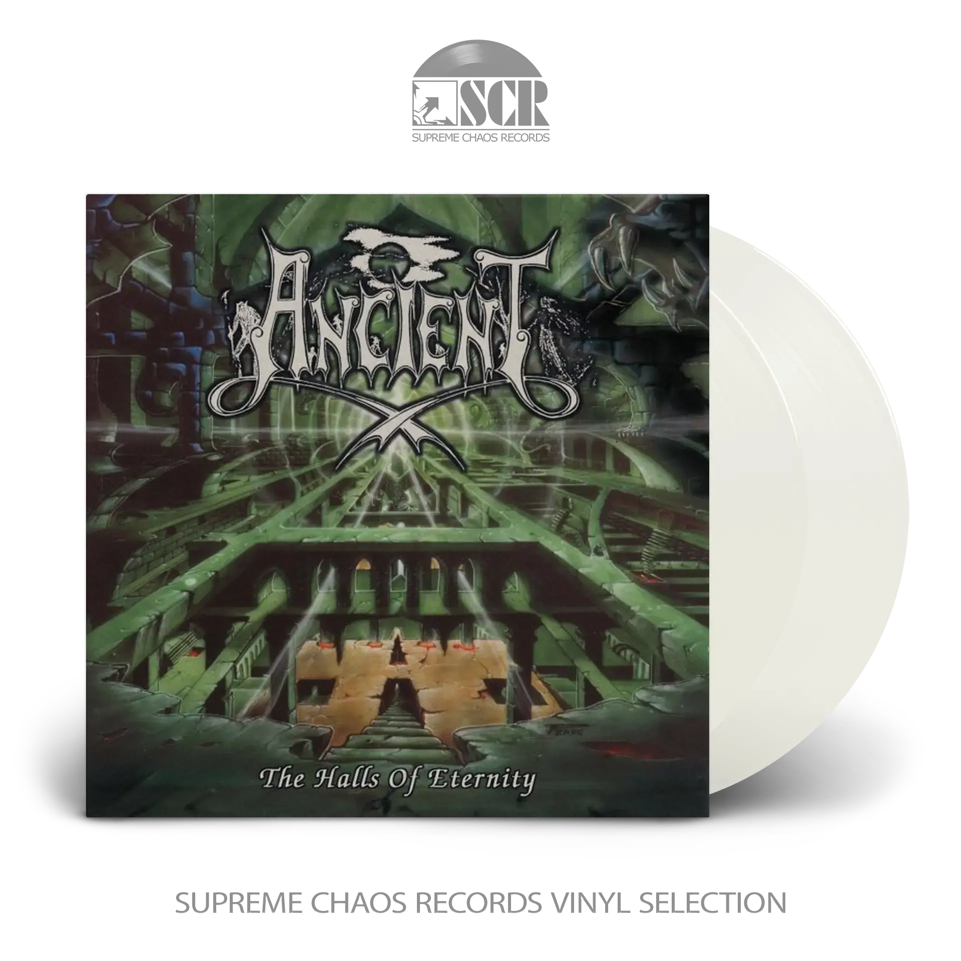 ANCIENT · The Halls of Eternity | CLEAR 2LP (Black Metal Vinyl)