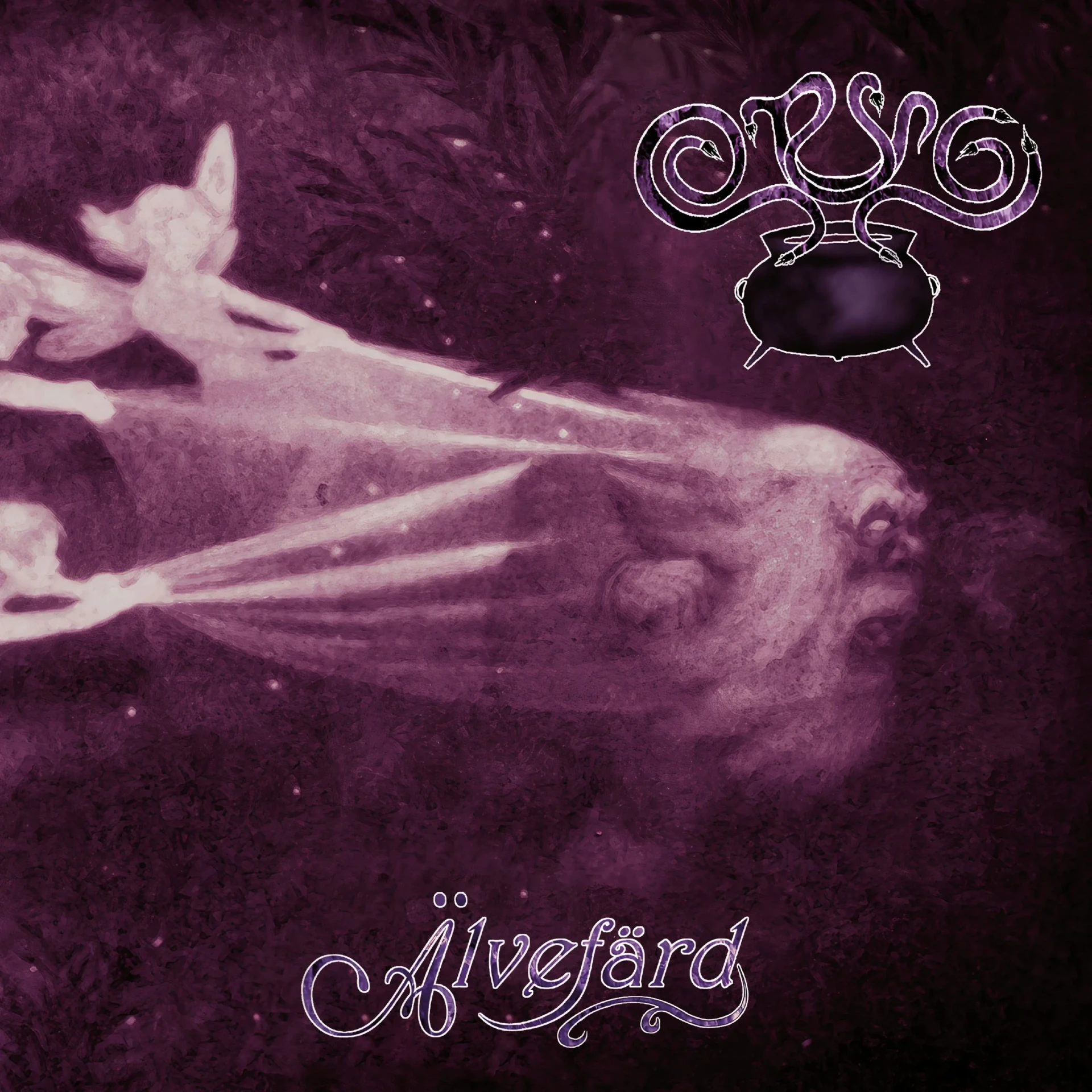 OTYG · Älvefärd | VIOLET BLACK SPLATTER LP (Viking Metal Vinyl) · Picture 2
