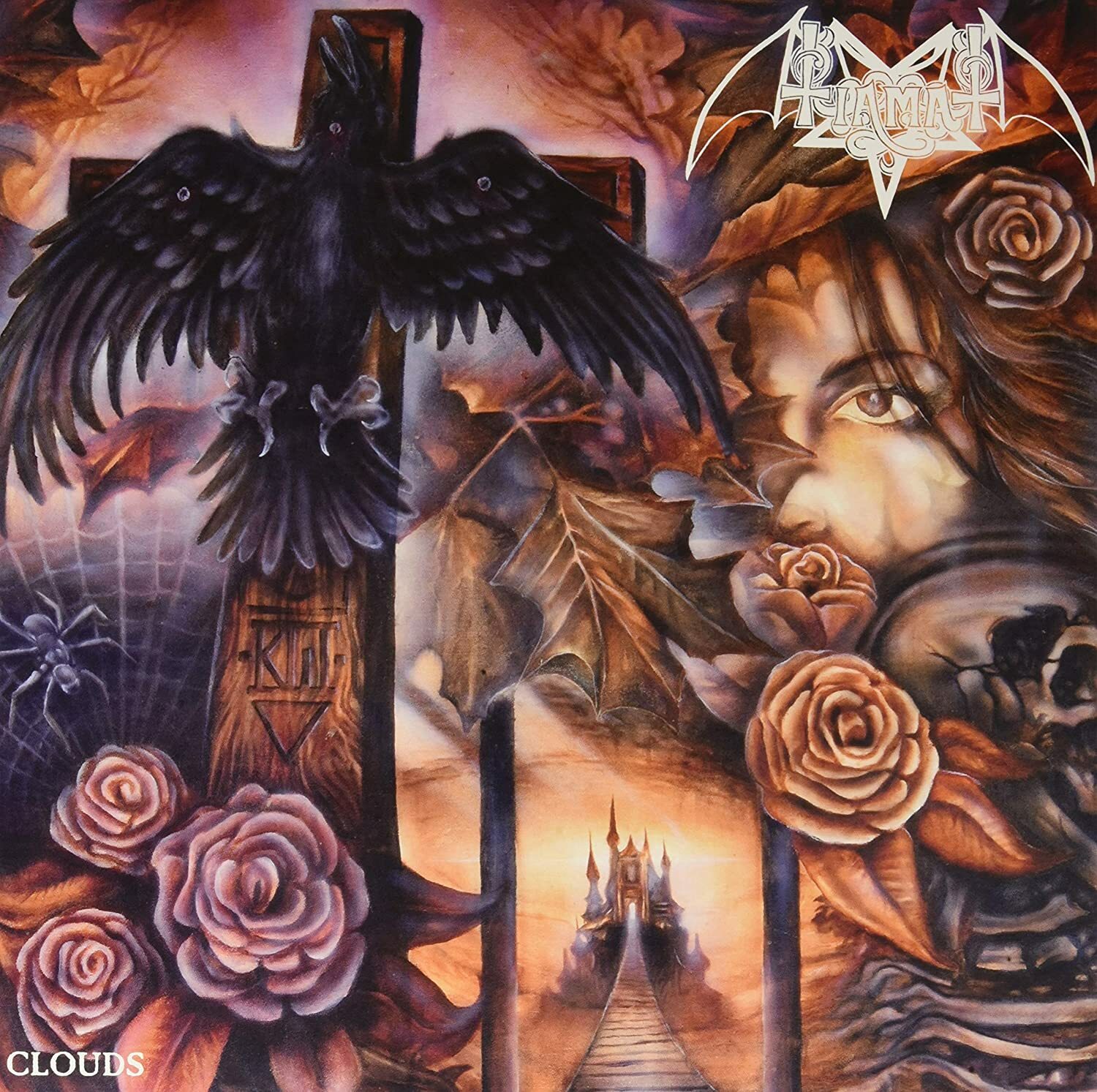 TIAMAT · Clouds | WHITE LP (Gothic Metal Vinyl) · Picture 1