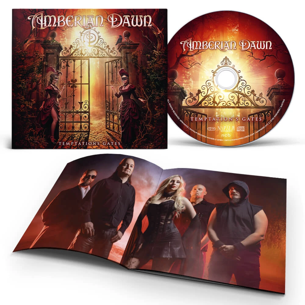 AMBERIAN DAWN · Temptation's Gates | DIGIPAK CD (Symphonic Metal CDs) · Picture 2
