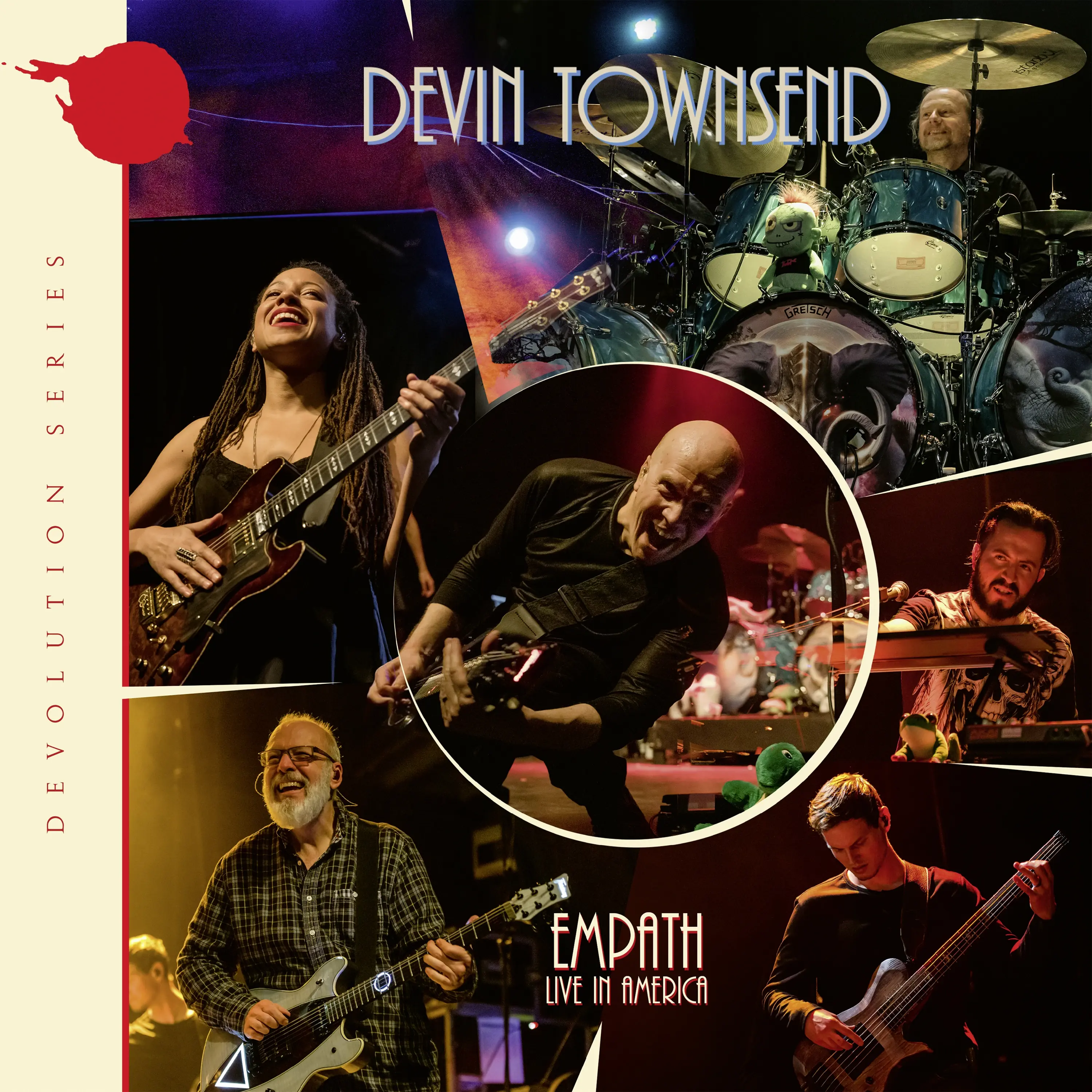 DEVIN TOWNSEND · Devolution Series #3 - Empath Live In America | TRANSPARENT SUN YELLOW 2LP (Progressive Rock Vinyl) · Picture 1