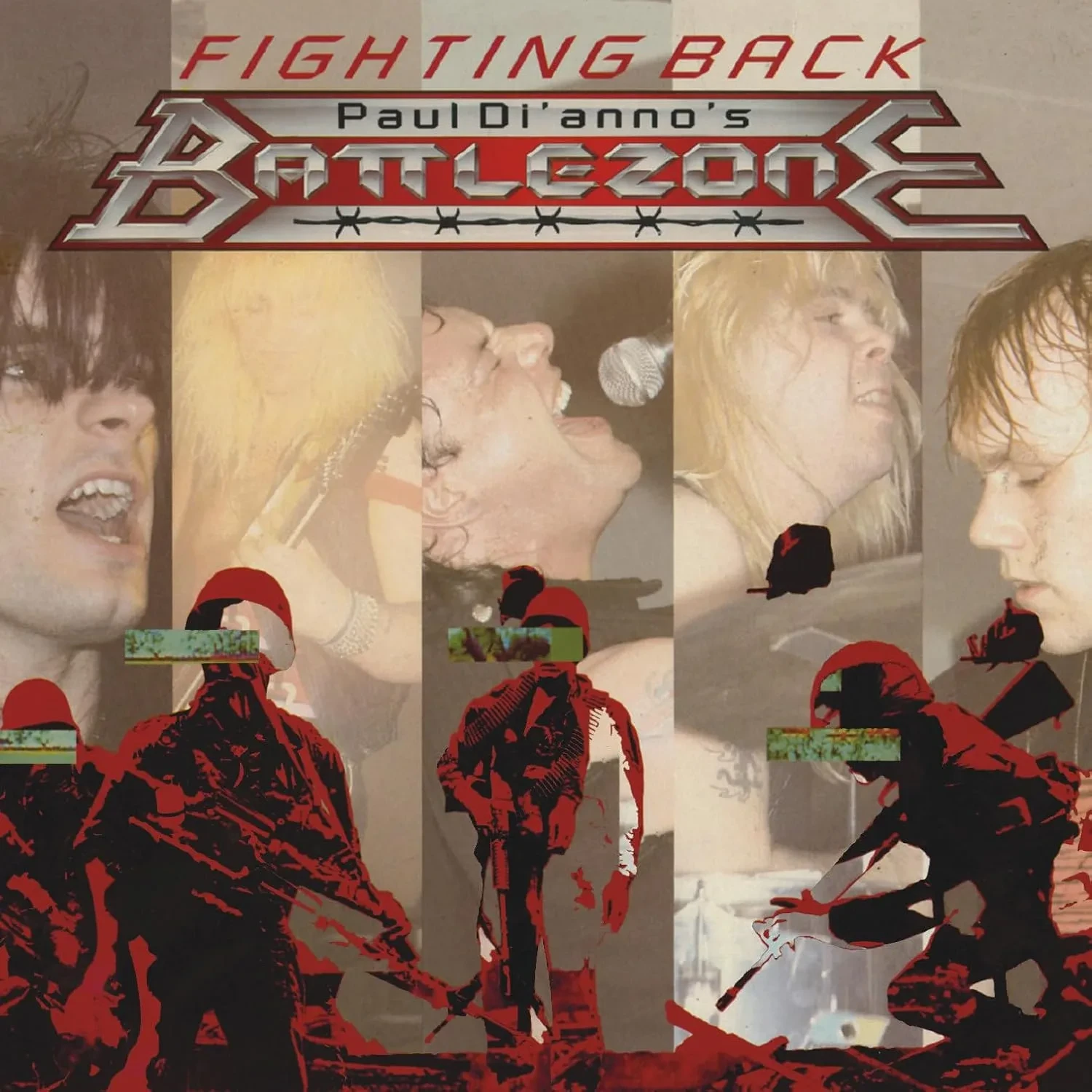 PAUL DI'ANNO'S BATTLEZONE · Fighting Back | BLACK LP (Heavy Metal Vinyl) · Picture 1
