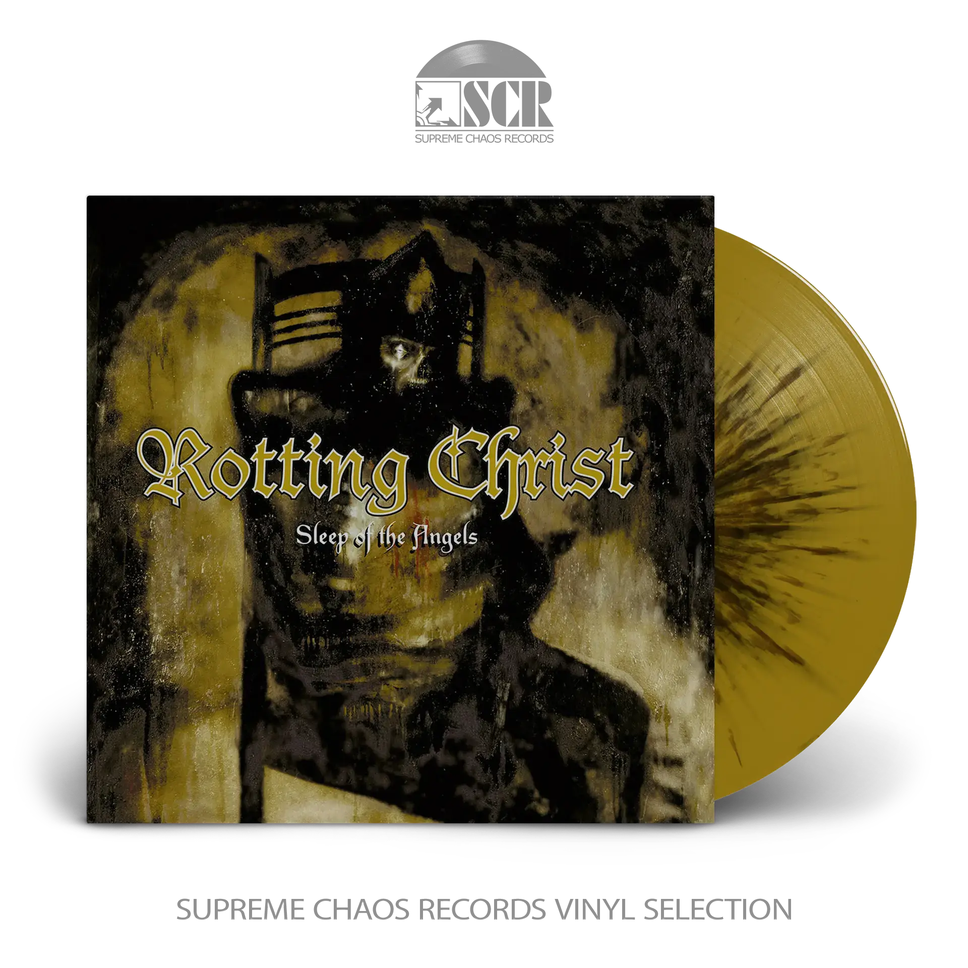 ROTTING CHRIST · Sleep Of The Angels | GOLD/BLACK LP (Black Metal Vinyl)