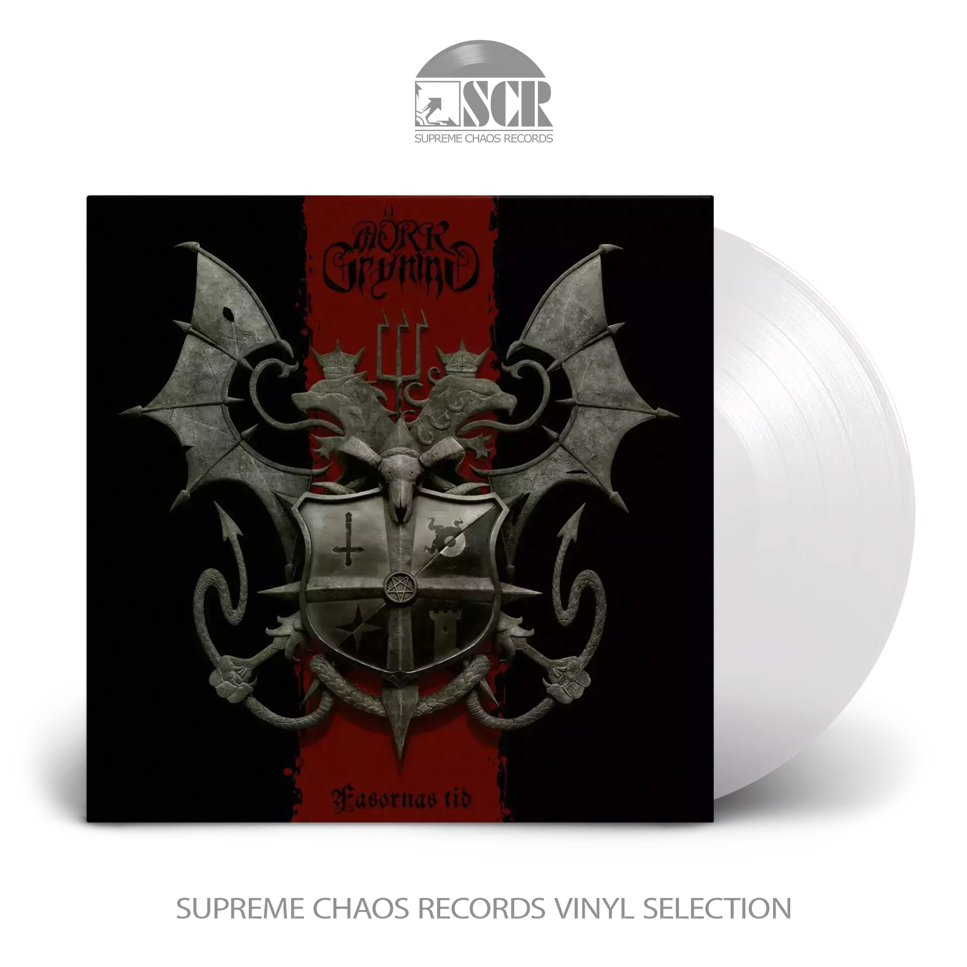 MÖRK GRYNING - Fasornas Tid · CRYSTAL CLEAR MARBLED LP