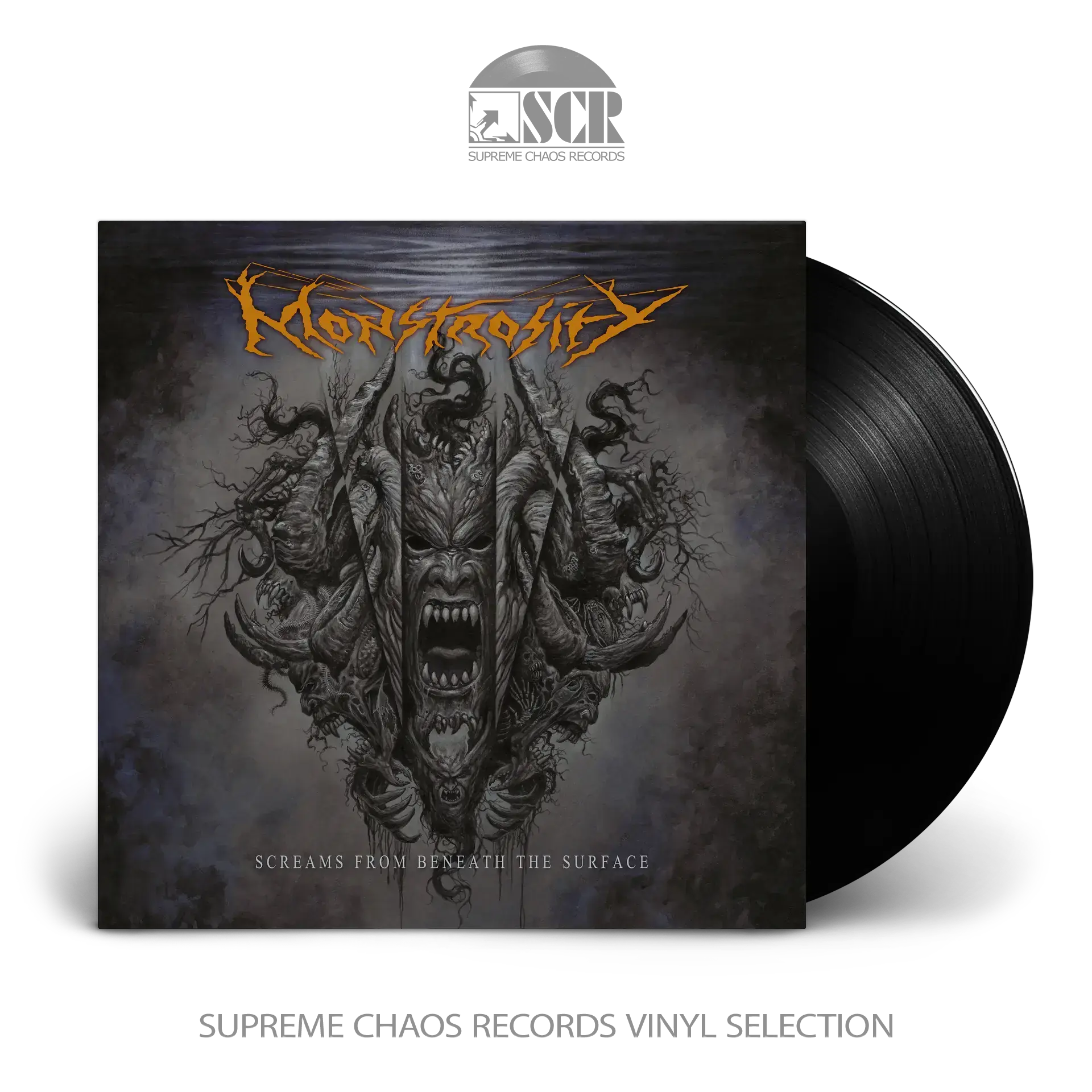 MONSTROSITY - Screams From Beneath The Surface · BLACK LP (Death Metal Vinyl)