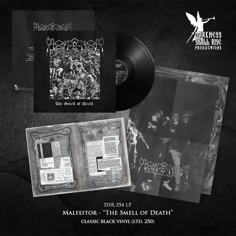 MALFEITOR · The Smell Of Death | BLACK LP (Black Metal Vinyl) · Picture 2
