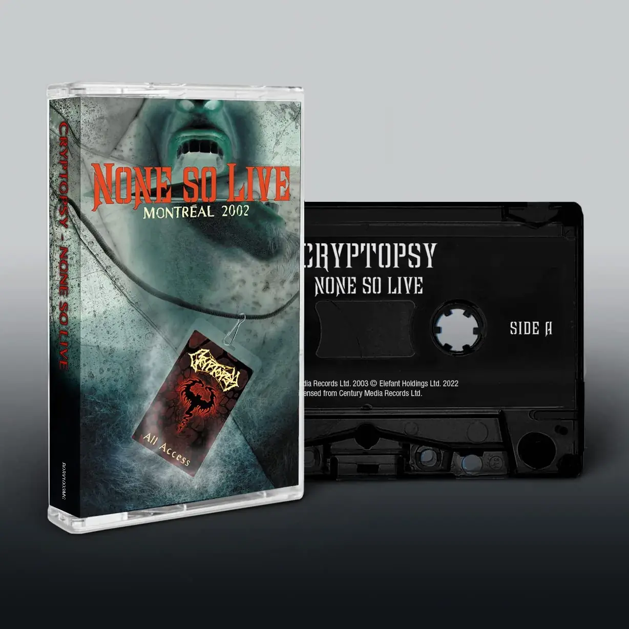 CRYPTOPSY · None So Live | BLACK TAPE (Death Metal Tapes)