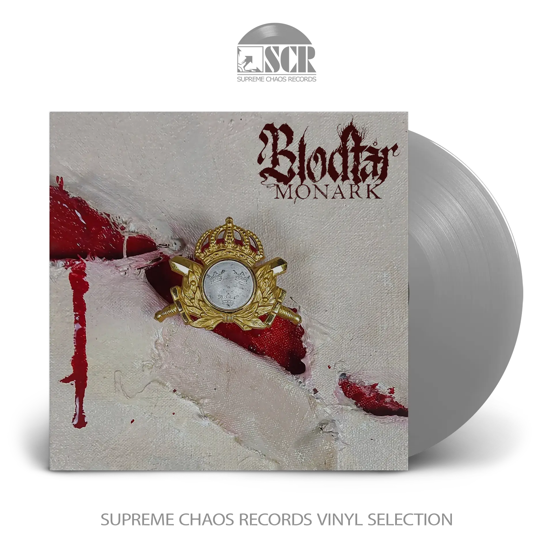 BLODTÅR · Monark | SILVER LP (Black Metal Vinyl)