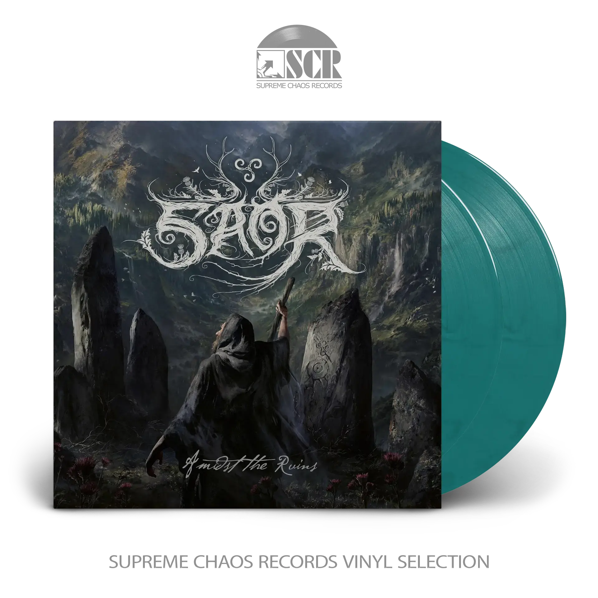 SAOR · Amidst The Ruins | GREEN/WHITE/BLACK MARBLED 2LP (Black Metal Vinyl)