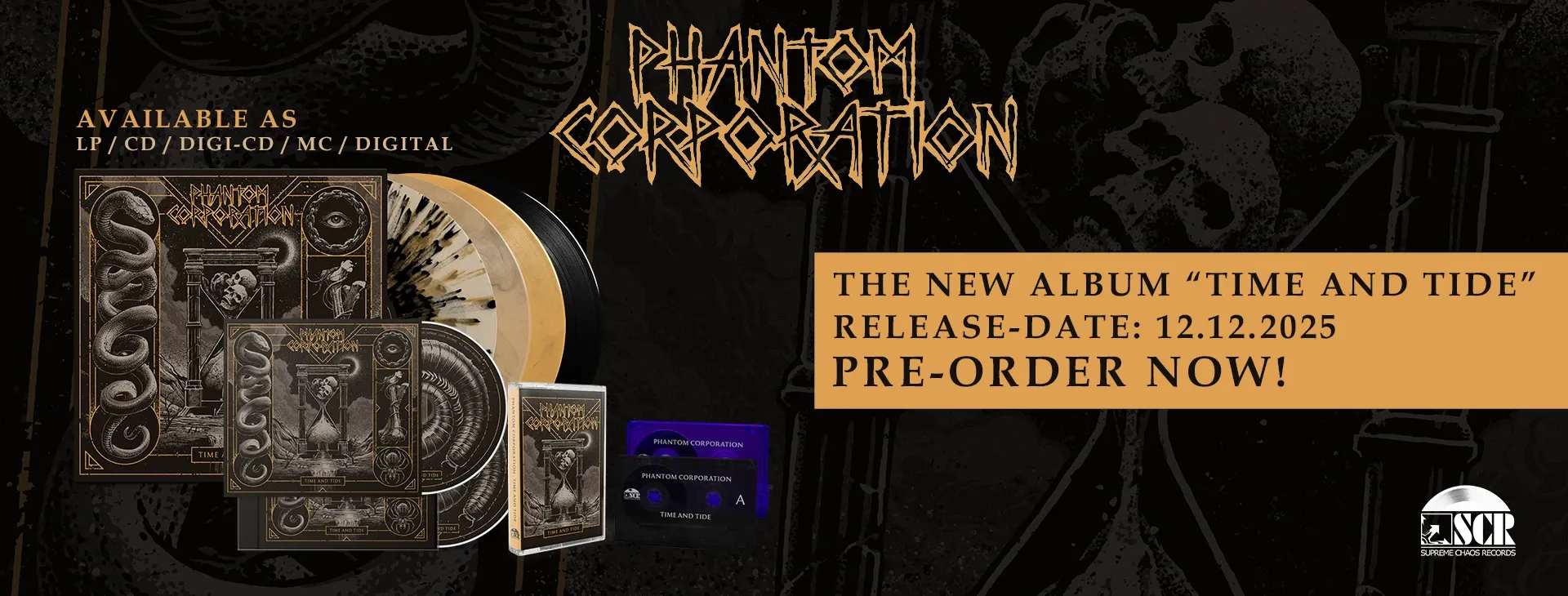 Preorder "Time And Tide" from Phantom Corporation
