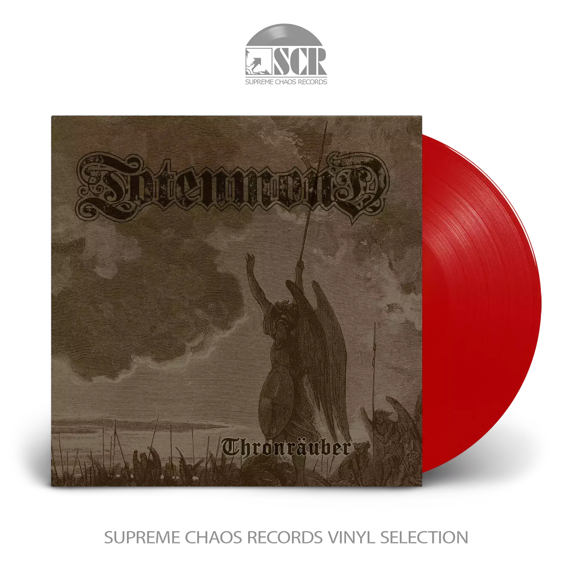 TOTENMOND · Thronräuber | RED LP (Death Metal Vinyl)