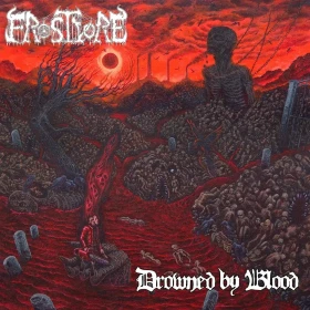 FROSTVORE · Drowned By Blood | BLACK LP (Death Metal Vinyl) · Picture 1