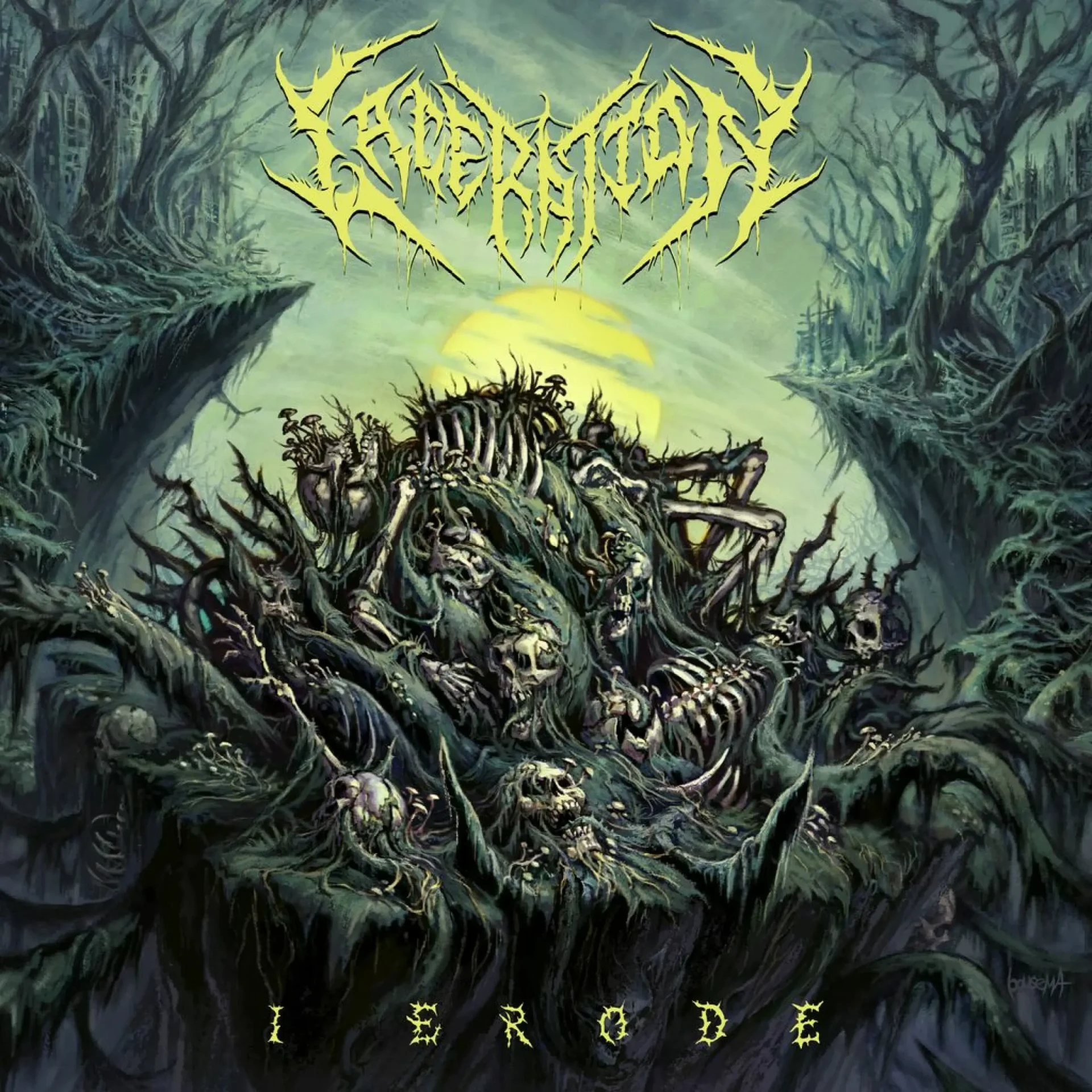 LACERATION - I Erode · EASTER YELLOW LP