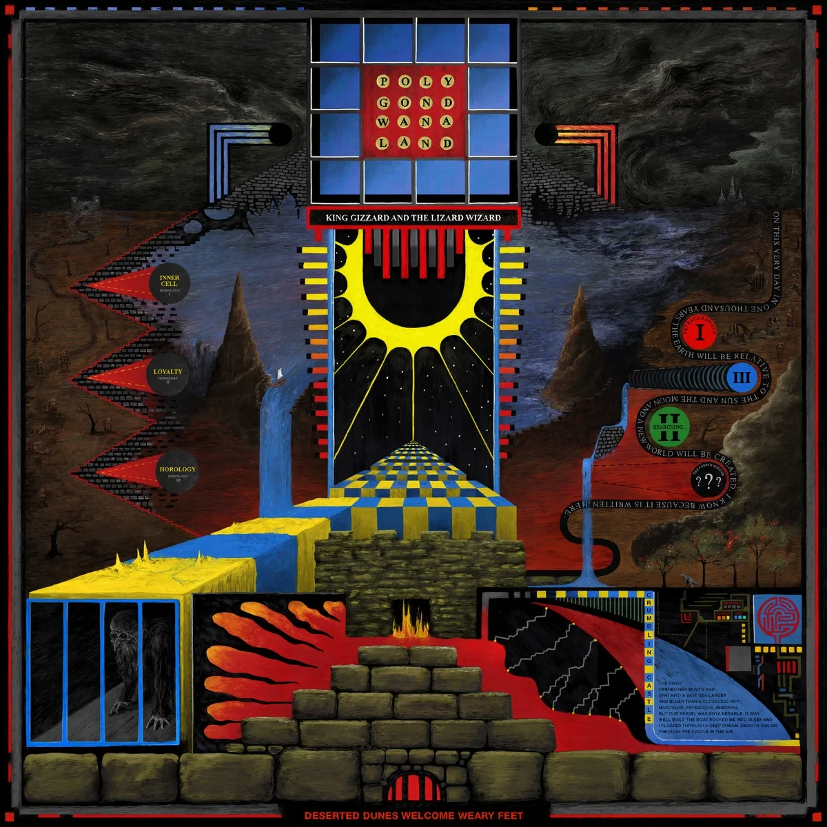 KING GIZZARD AND THE LIZARD WIZARD · Polygondwanaland | PURPLE LP (Psychedelic Rock Vinyl) · Picture 1