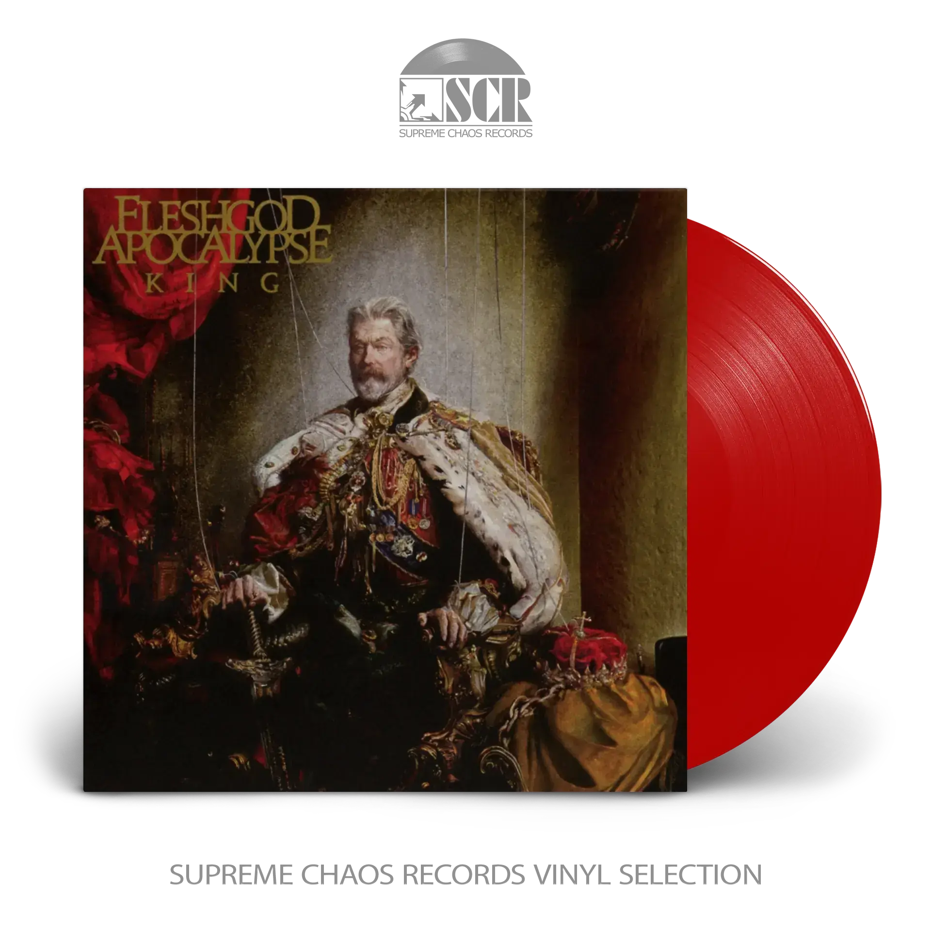 FLESHGOD APOCALYPSE - King · RED LP (Death Metal Vinyl)
